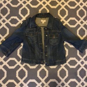 Half sleeve denim jacket